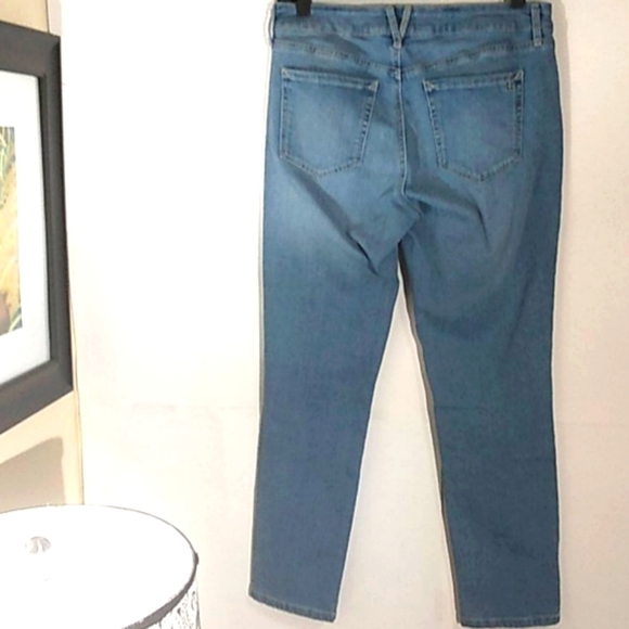 JESSICA SIMPSON ROLLED CROP SKINNY JEANS SIZE 8 - Picture 11 of 14